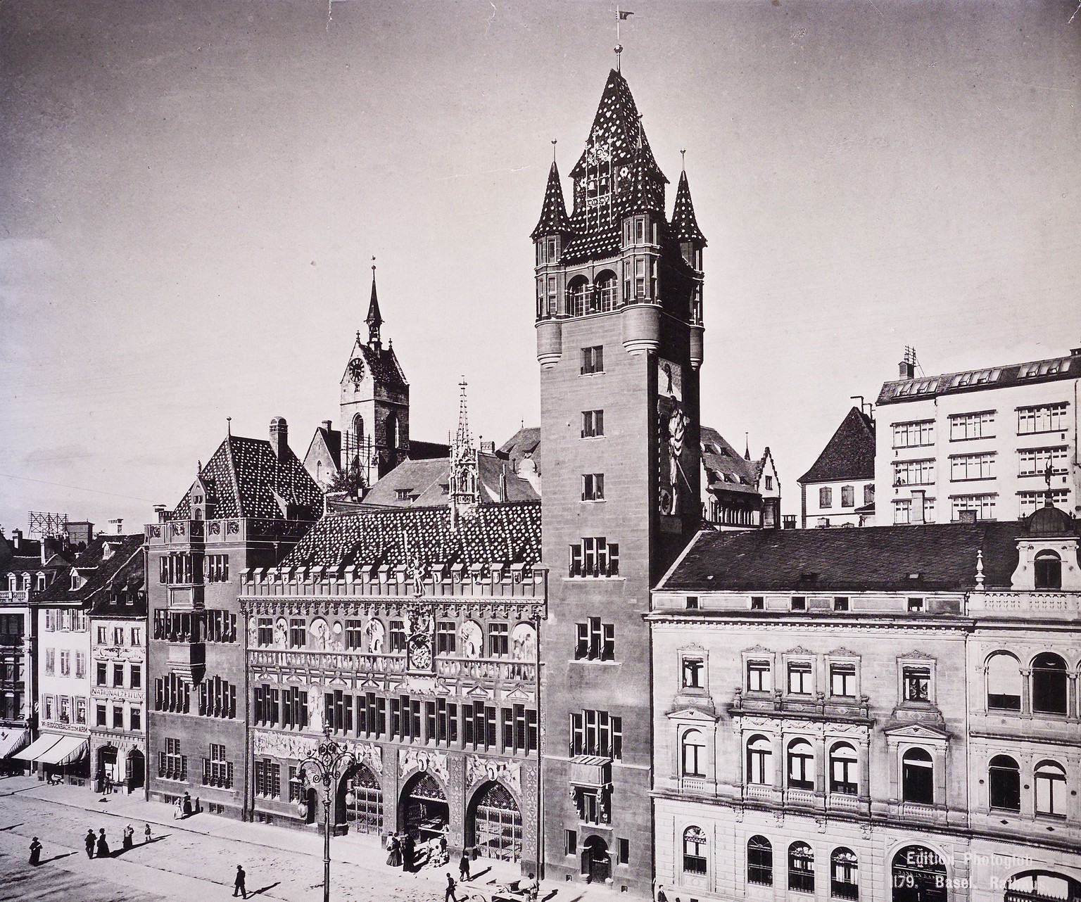Das Rathaus um ca. 1900.