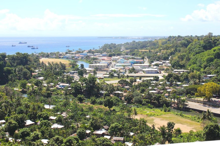 Honiara liegt auf Guadalcanal – einer von Hunderten Inseln des Pazifik-Staates Salomonen.  