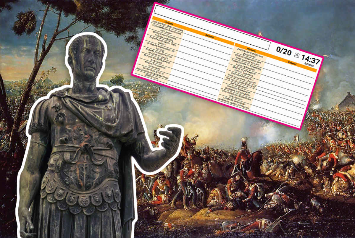 Erkennst du diese 20 Generäle im Quiz?