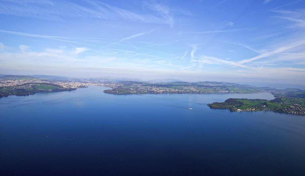 Blick von Bürgenstock auf Luzern Rauszeit
