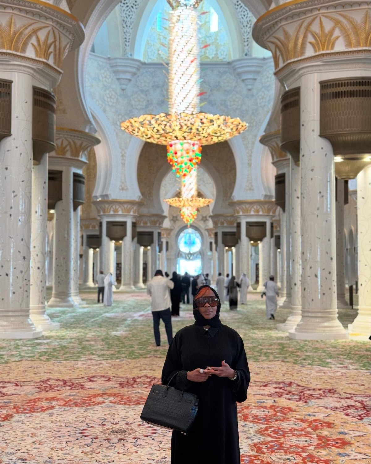 Mary J Blige a visité la Grande mosquée d'Abu Dhabi