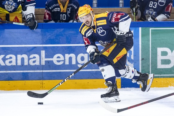 Zugs PostFinance Topscorer Jan Kovar im Eishockey Spiel der National League zwischen dem EV Zug und den SCL Tigers am Mittwoch, 23. Dezember 2020, in der Bossard Arena in Zug. (PostFinance/KEYSTONE/Al ...