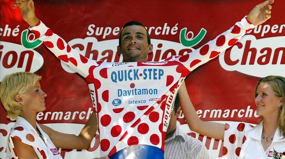 Der Rekordhalter: Richard Virenque beendete die Tour de France zwischen 1994 und 2004 sieben Mal als Bergkönig.