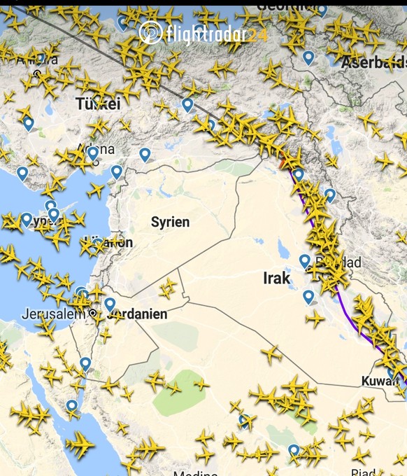 Israel und der Iran greifen sich in Syrien gegenseitig an
Ist wohl besser, Syrien zu umfliegen...