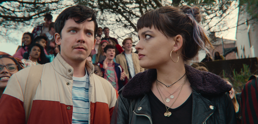 3. Staffel Sex Education mit Asa Butterfield, Emma Mackey