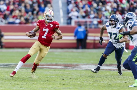 Colin Kaepernick San Francisco 49ers Seattle Seahawks 2017