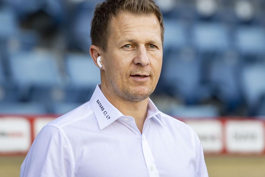 YB-Sportchef Christoph Spycher beim Fussball Schweizer Cup 1/8 Final zwischen dem FC Luzern und dem BSC Young Boys vom Donnerstag, 6. August 2020 in Luzern. (KEYSTONE/Urs Flueeler)