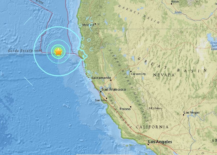 Erdbeben Kalifornien