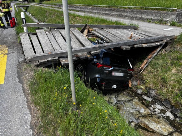 Unfall in Schattenhalb BE, 10.05.2026.