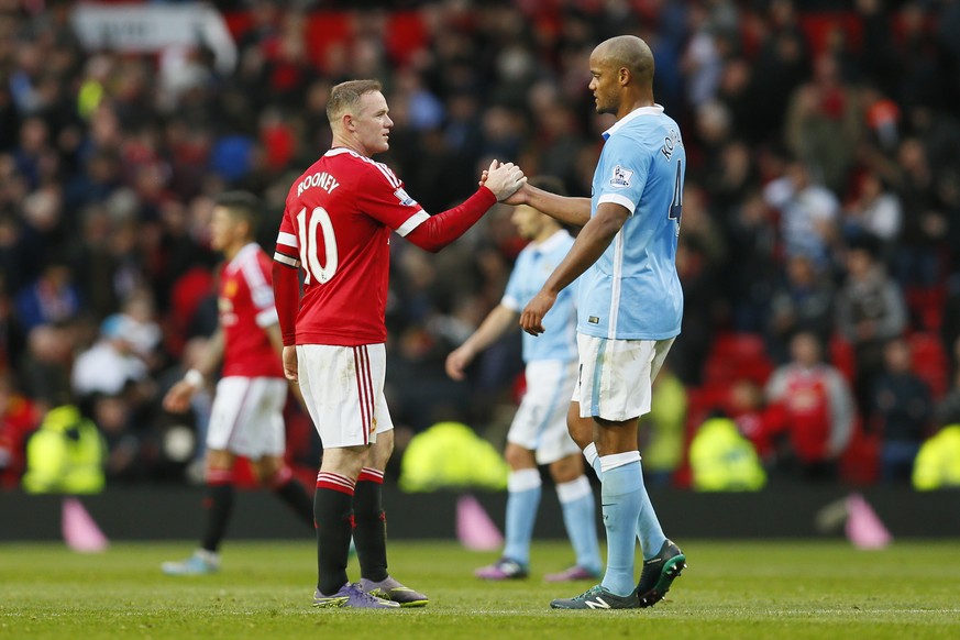 Wayne Rooney und Vincent Kompany trennen sich mit einem Remis.&nbsp;