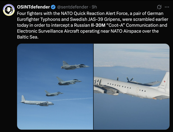 Il-20M Russian Eurofighter Gripen