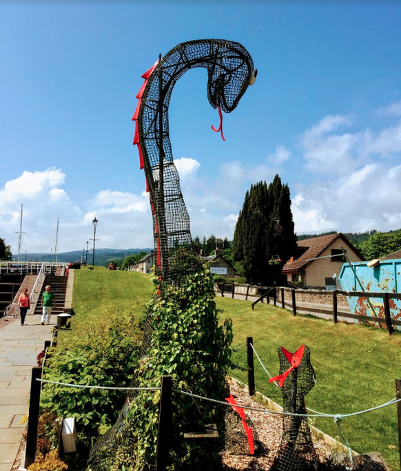 Touristenattraktion Nessie am Loch Ness – aber ausser dieser Kunstfigur gibt es keine Beweise.