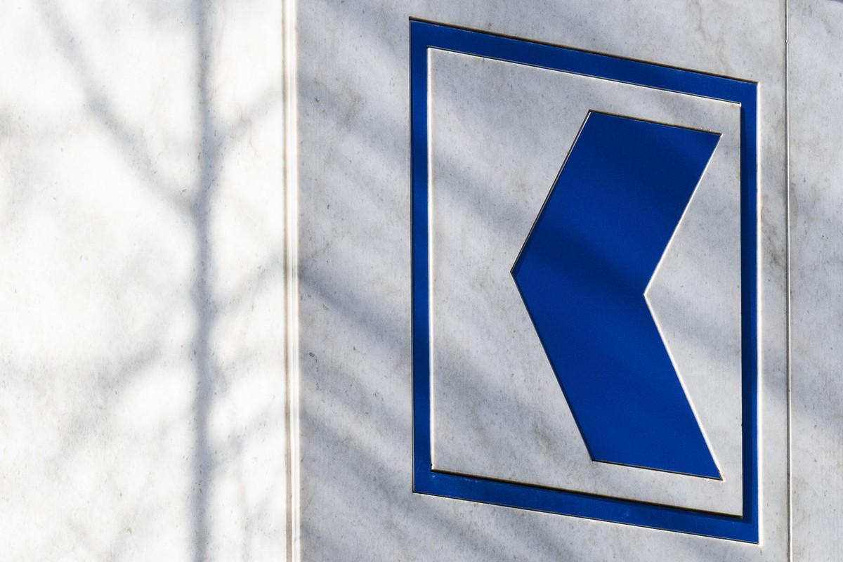 Das Logo der Zuercher Kantonalbank, aufgenommen am Freitag, 7. Februar 2025 in Zuerich. (KEYSTONE/Ennio Leanza)