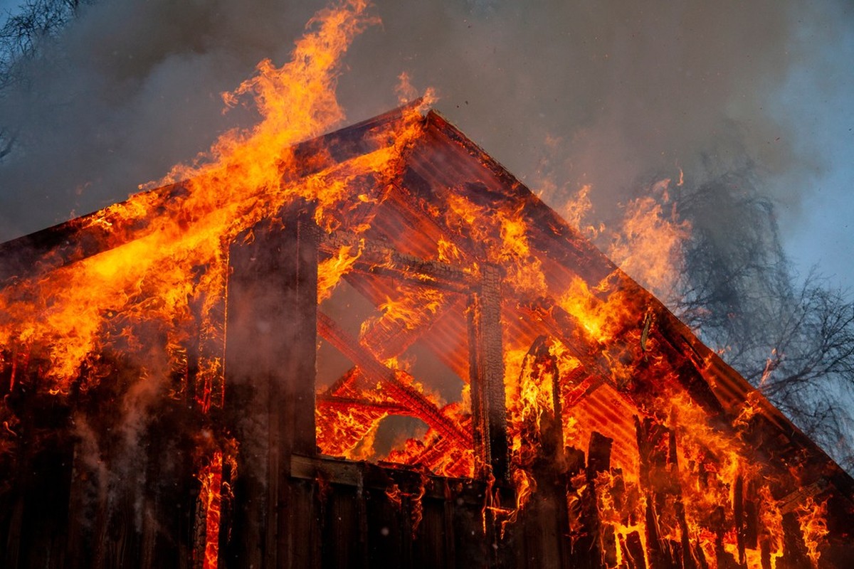 Incendie image prétexte