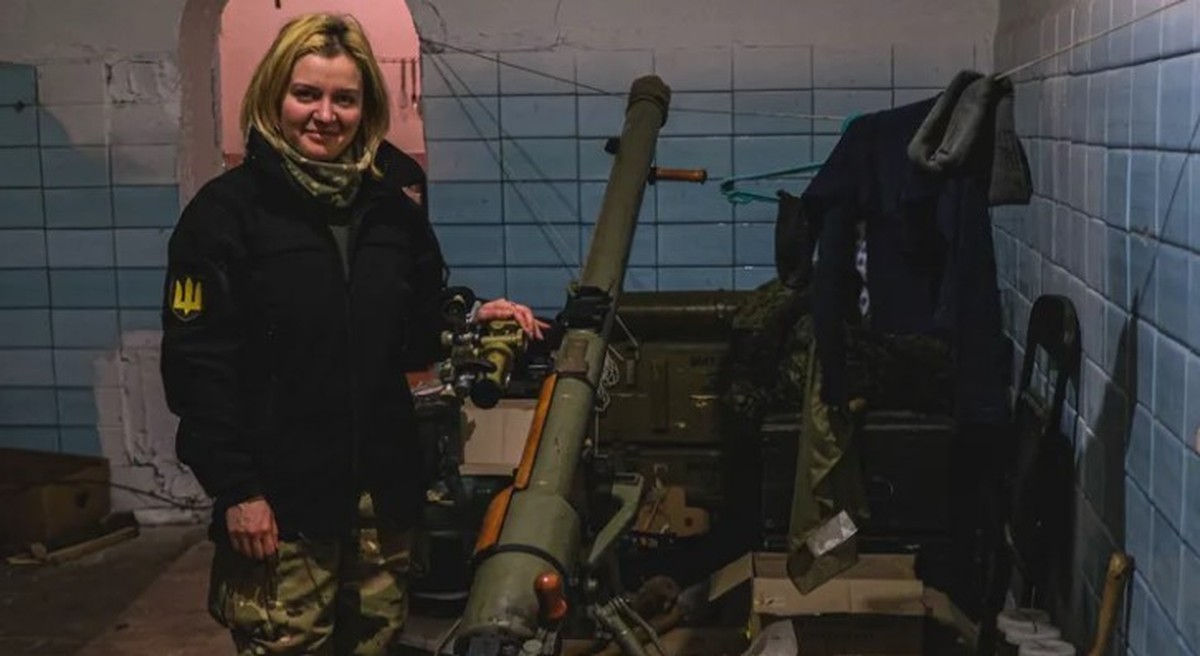 Frauen im Krieg in der Ukraine.