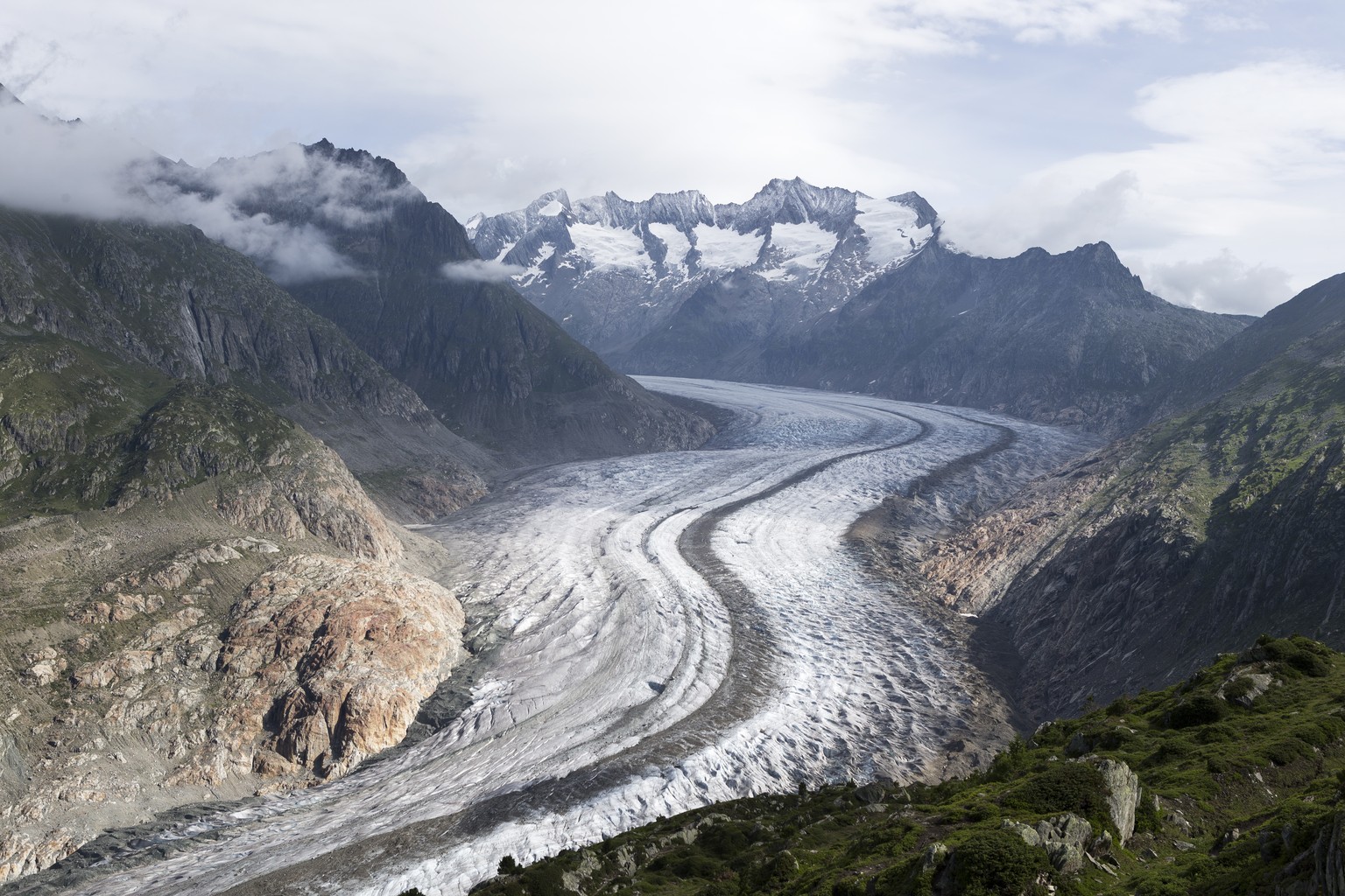 Klimawandel So Wenig Bleibt Vom Aletschgletscher Im Jahr 2100 Ubrig Watson