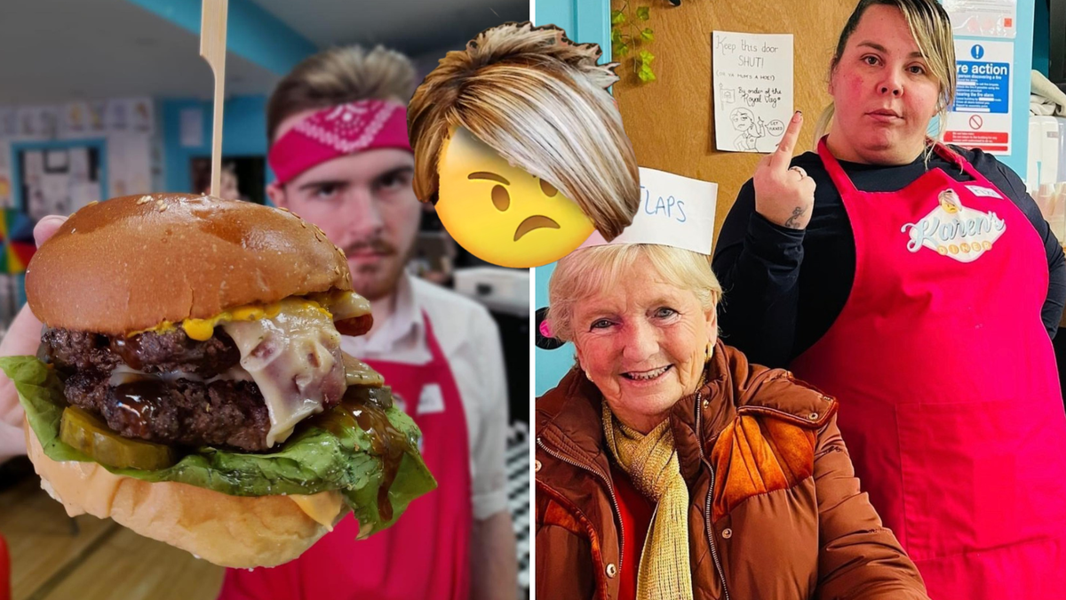Au Karen's Diner, on mange des burgers et se faisant insulter par le staff.