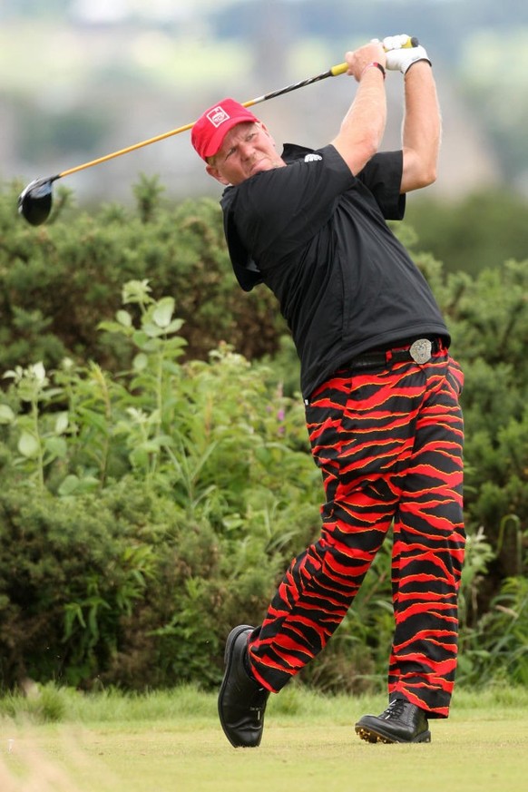 John Daly of the USA in action during the third round of The Open Championship 2010 in St Andrews, Fife, Scotland.  (Photo by Lynne Cameron/PA Images via Getty Images)