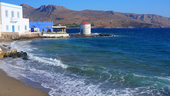 Coast for the island of Leros