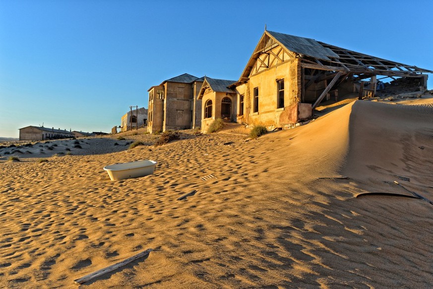 Kolmanskop Namibia Kolmannskuppe Sand Geisterstadt Gold