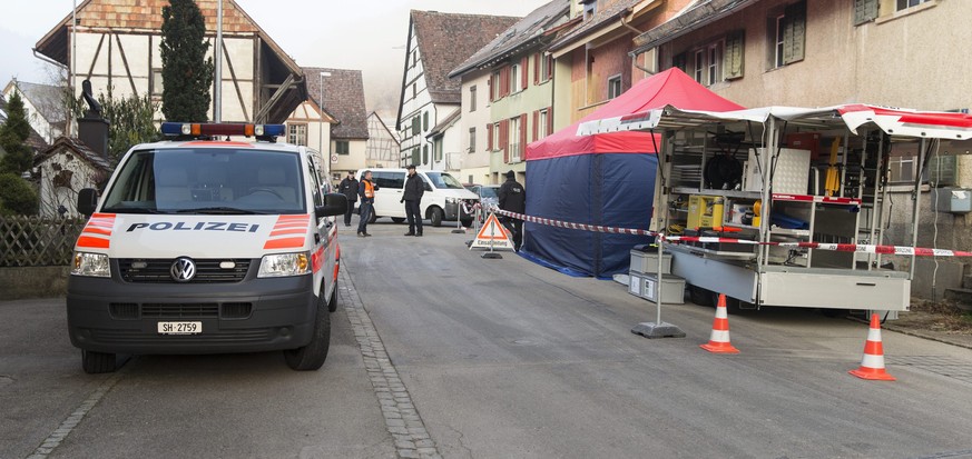 Der Tatort in Hemmental: Hier hat die Polizei zwei erstochene Männer aufgefunden.<br data-editable="remove">