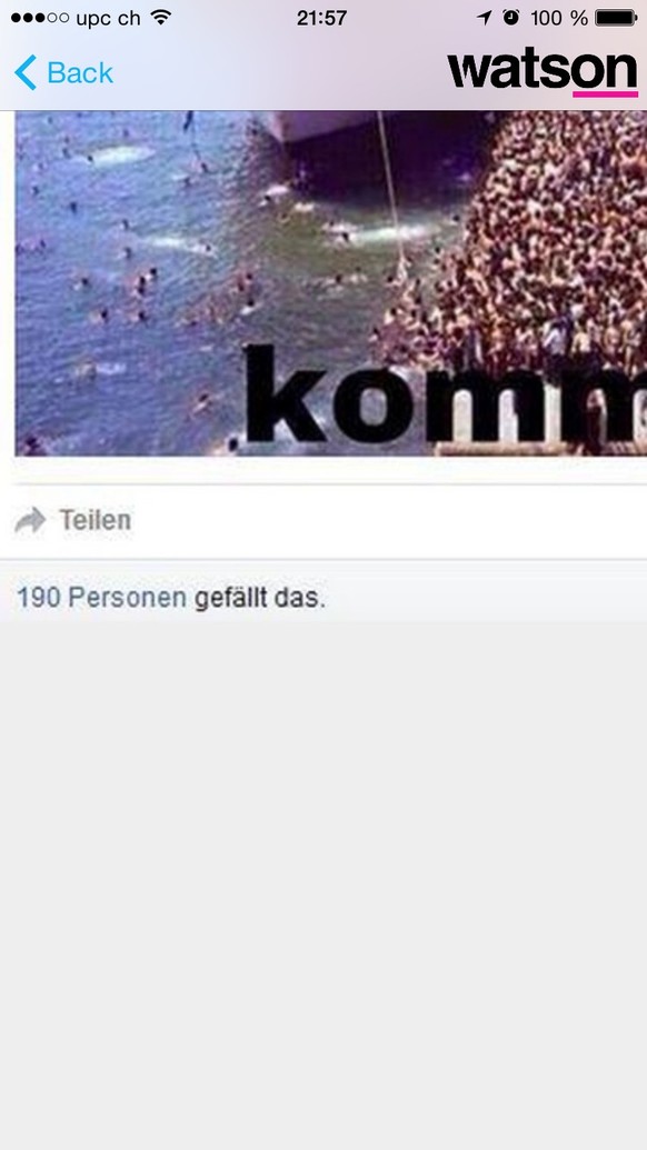Facebook hat Christoph Mörgelis Account gesperrt! Mörgeli: «Ich frage mich, wie so etwas passieren kann.»Ja, wie denn?
Die 190 User ebenfalls sperren, danke.