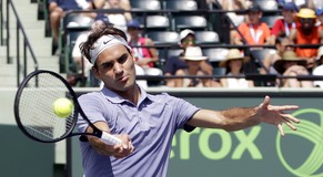 Roger Federer hat nach 63 Minuten bereits wieder Feierabend.