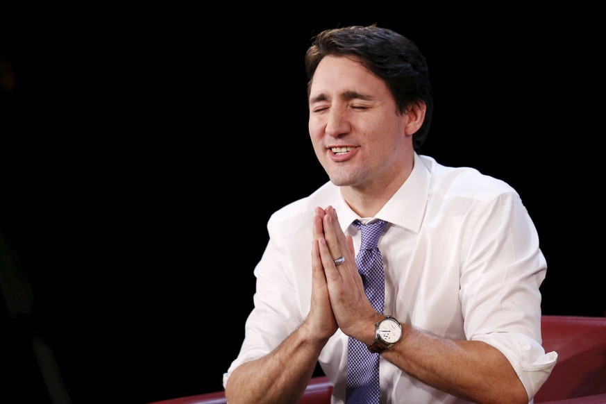 Betet, dass der Papst sich entschuldigt:&nbsp;Justin Trudeau.