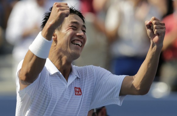 Hat Historisches vollbracht: Finalist Nishikori aus Japan.