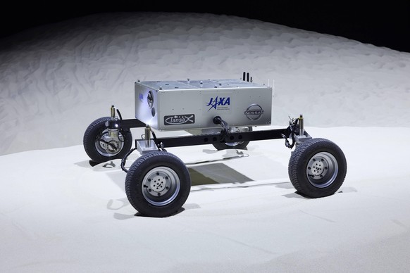 Der Mond-Rover der Japan Aerospace Exploration Agency (JAXA).