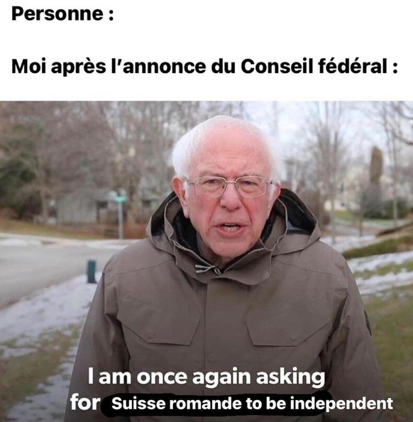 Coronavirus-Meme aus der Romandie.
suisseromandelibre
2e tournée de memes parce qu’on ne peut pas compter sur une deuxième tournée de bières 😔
https://www.instagram.com/p/CIlalYQAGh5/