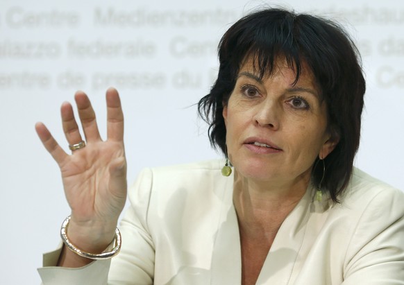 Doris Leuthard liess sich nicht umstimmen.