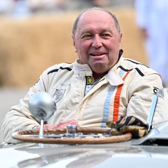 Jochen Mass at Goodwood Festival of Speed at Goodwood Circuit, Goodwood, UK on 16 July 2023. Copyright: xPhilxHutchinsonx 37720077