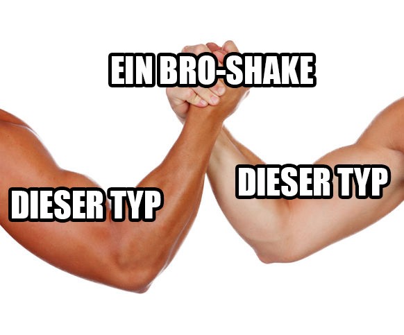 12 Male, als unvereinbare Gegner sich doch einig wurden (Bro-Shake inklusive)