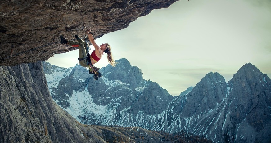 Lily James in Cliffhanger