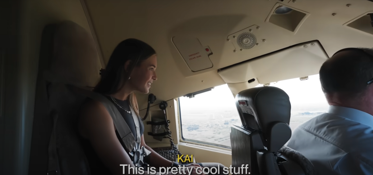 «C'est plutôt cool!» se réjouit la jeune femme.