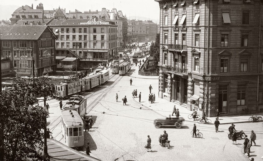 Fantastische Bilder aus einer Zeit, in der in Zürich noch keine Hipster rumkurvten