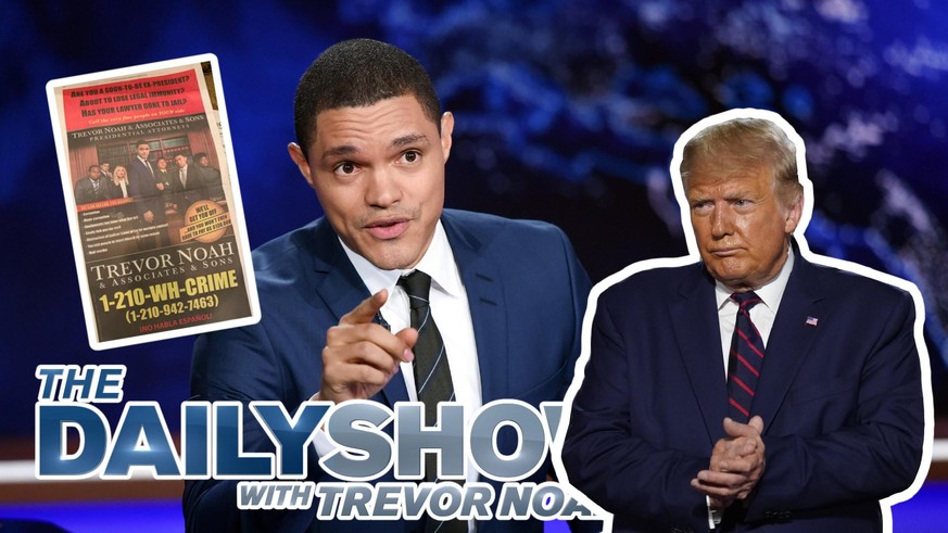 Donald Trump ist immer wieder mal Ziel der Scherze von Trevor Noah.