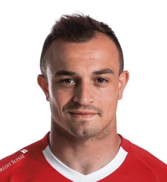 Portrait von Xherdan Shaqiri, Mittelfeldspieler der Schweizer Fussballnationalmannschaft, aufgenommen am 22. Mai 2018 in Feusisberg. (KEYSTONE/SFV/Gaetan Bally)
Portrait of Xherdan Shaqiri, midfielde ...