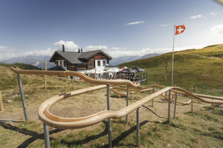 Rauszeit Kugelbahnen Wandern Familie Schweiz Kinder Aletsch Arena Bettmerhütte Bättmerhitta