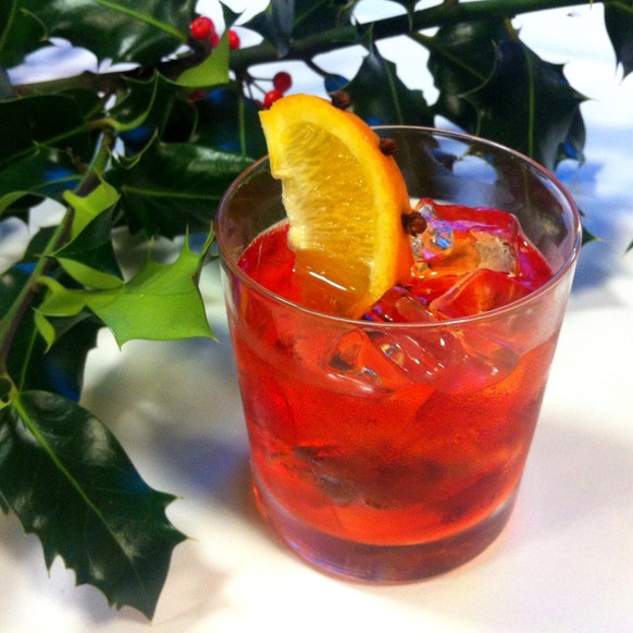 winter cocktails winter negroni