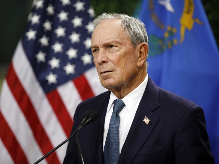 Der ehemalige New Yorker Bürgermeister Michael Bloomberg steigt Medienberichten zufolge für die Demokraten in den US-Präsidentschaftswahlkampf ein. (Archivbild)