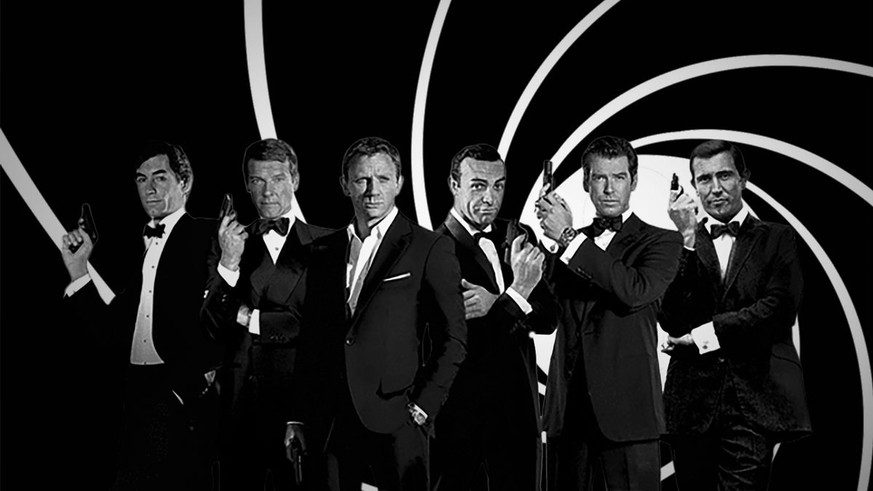 james bond 007 george lazenby david niven sean connery roger moore timothy dalty pierce brosnan daniel craig http://thejamesbondsocialmediaproject.com/