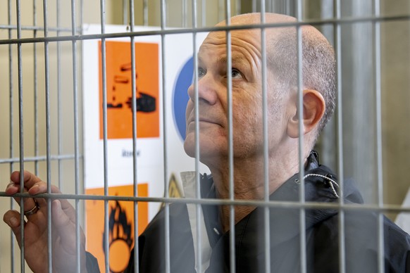 Germany&#039;s Social Democratic Party candidate for chancellor in the upcoming national elections Olaf Scholz visits a hybrid power plant during his election campaign tour in Prenzlau, Germany, Satur ...