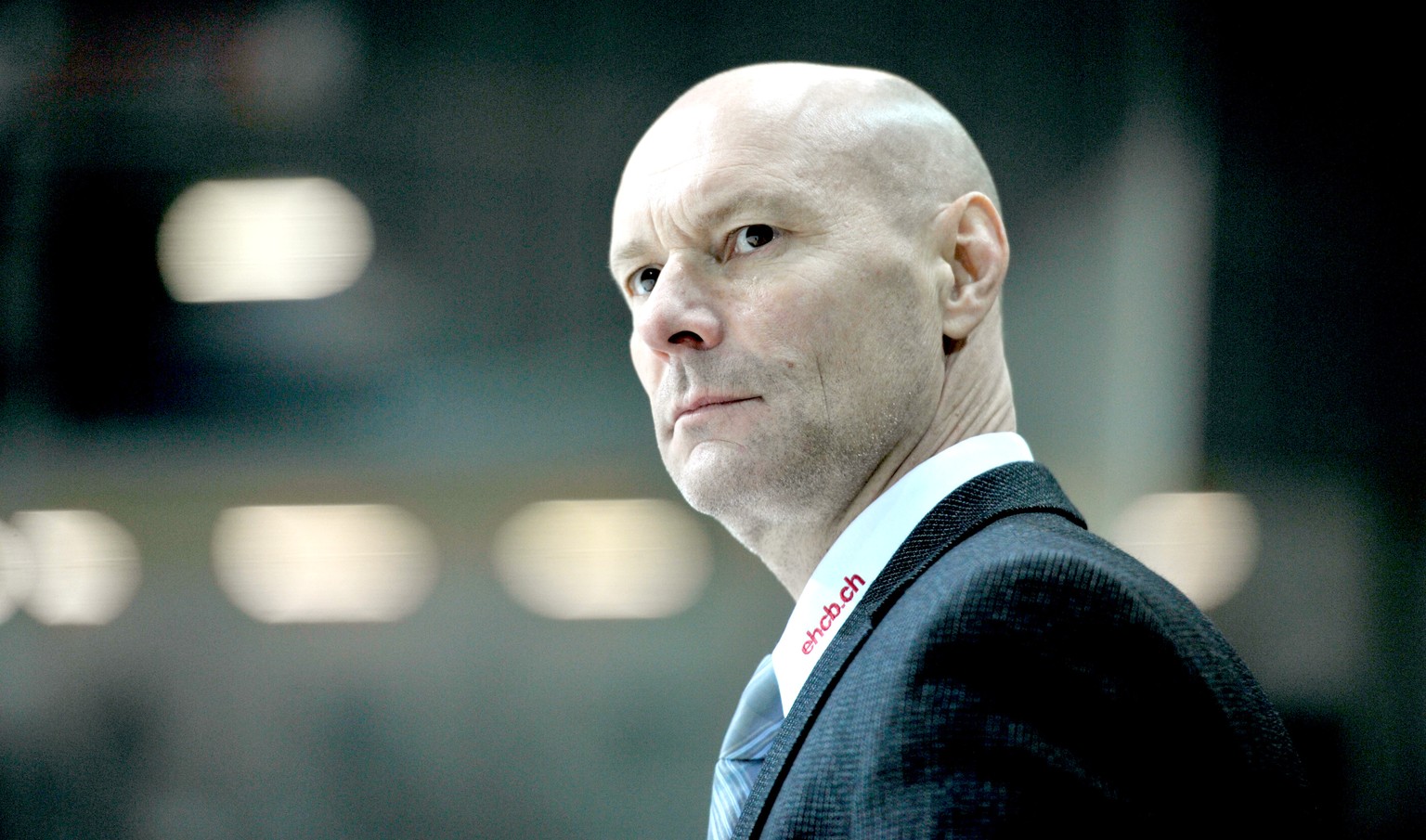 08.Jan.2012; Bern; Eishockey NLA - SC Bern - EHC Biel;
Assistenz-Trainer Dino Stecher (Biel).
(Urs Lindt/freshfocus)