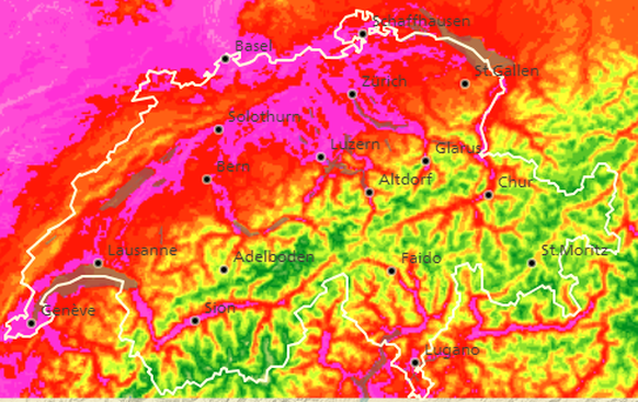 Es wird heiss in der Schweiz.