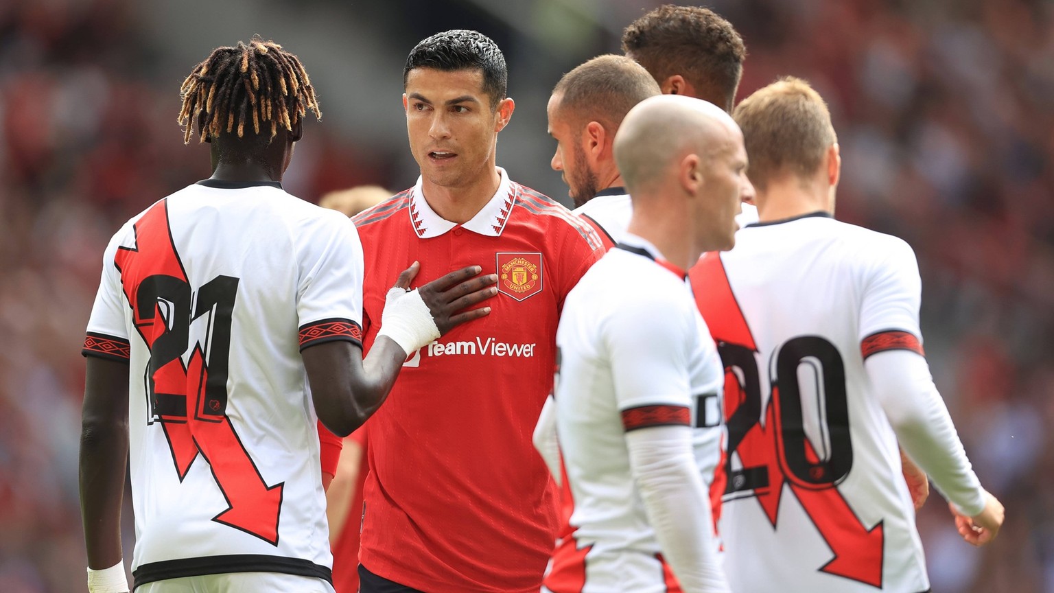 IMAGO / Offside Sports Photography

Football - Pre-Season Friendly - Manchester United, ManU v Rayo Vallecano 31st July 2022 - Pre-Season Friendly - Manchester United v Rayo Vallecano - Cristiano Rona ...