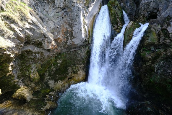 Risletenschlucht Wasserfall höchster Wasserfall Kanton Nidwalden.