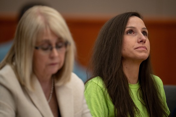 Kouri Richins, right, looks on during her sentencing hearing in 3rd District Court in Park City, Utah, Wednesday, May 13, 2026. (Trent Nelson/The Salt Lake Tribune via AP, Pool)
Kouri Richins Murder T ...