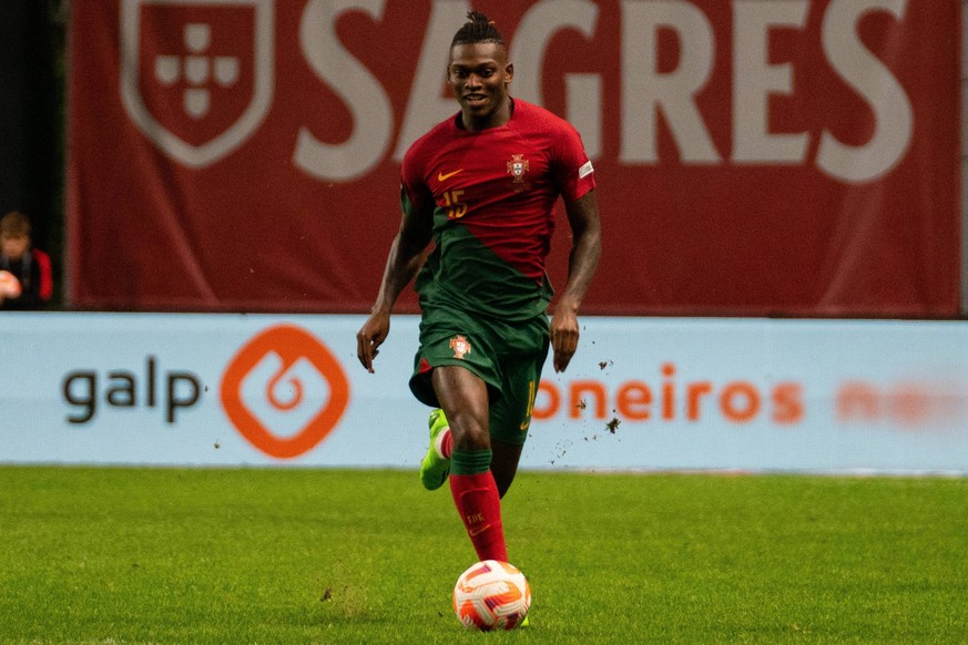 UEFA NATIONS LEAGUE 2023 - PORTUGAL X SPAIN UEFA NATIONS LEAGUE 2023 27/09/2022 ESTADIO MUNICIPAL DE BRAGA BRAGA PORTUGAL PORTUGAL X SPAIN guelbergoes sports photography RAFAEL LEAO BRAGA PORTUGAL